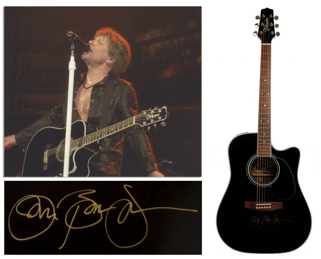 U2 Bono played signed Gretsch Irish Falcon