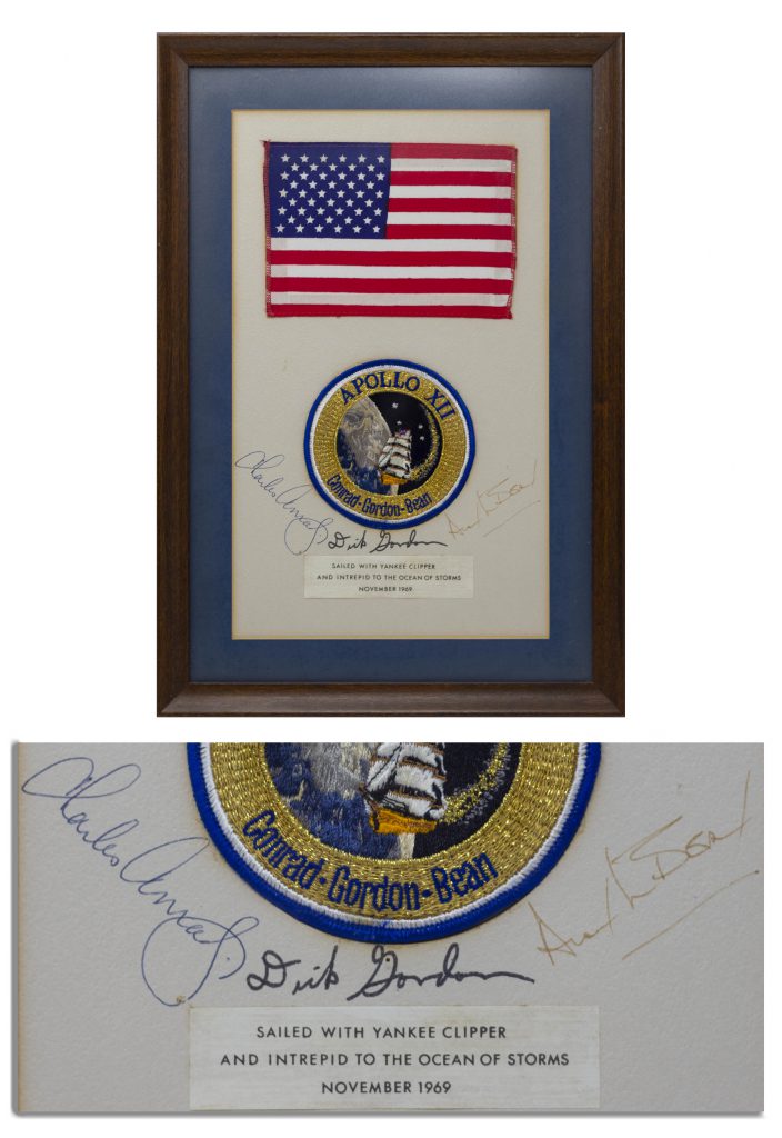 Apollo 12 Lunar Module flown Grumman tie pin