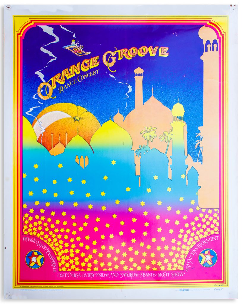 1968 Orange Groove Dance concert poster