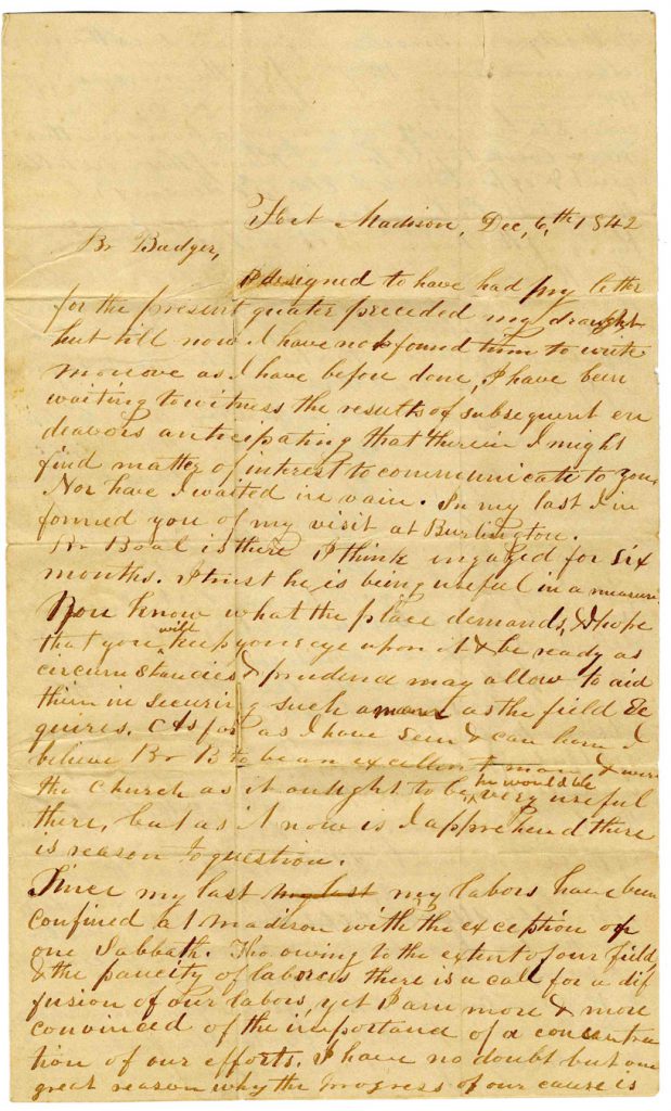 Mormon letter