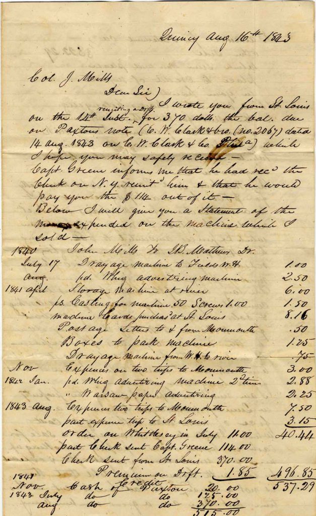 Mormon letter