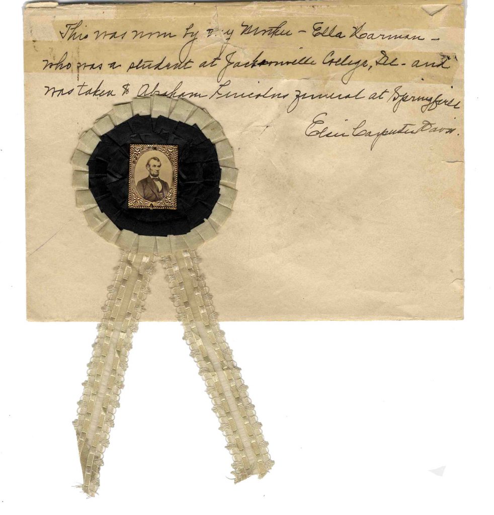 Abraham Lincoln funeral ticket North section