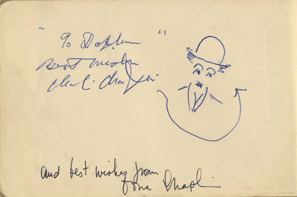 Charlie Chaplin autograph letter signed