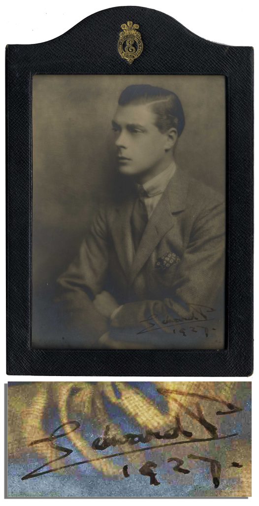 Edward VIII signed photo