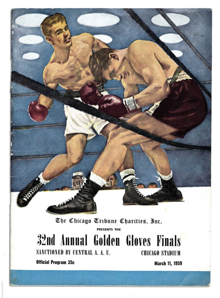 Cassius Clay 1959 boxing program