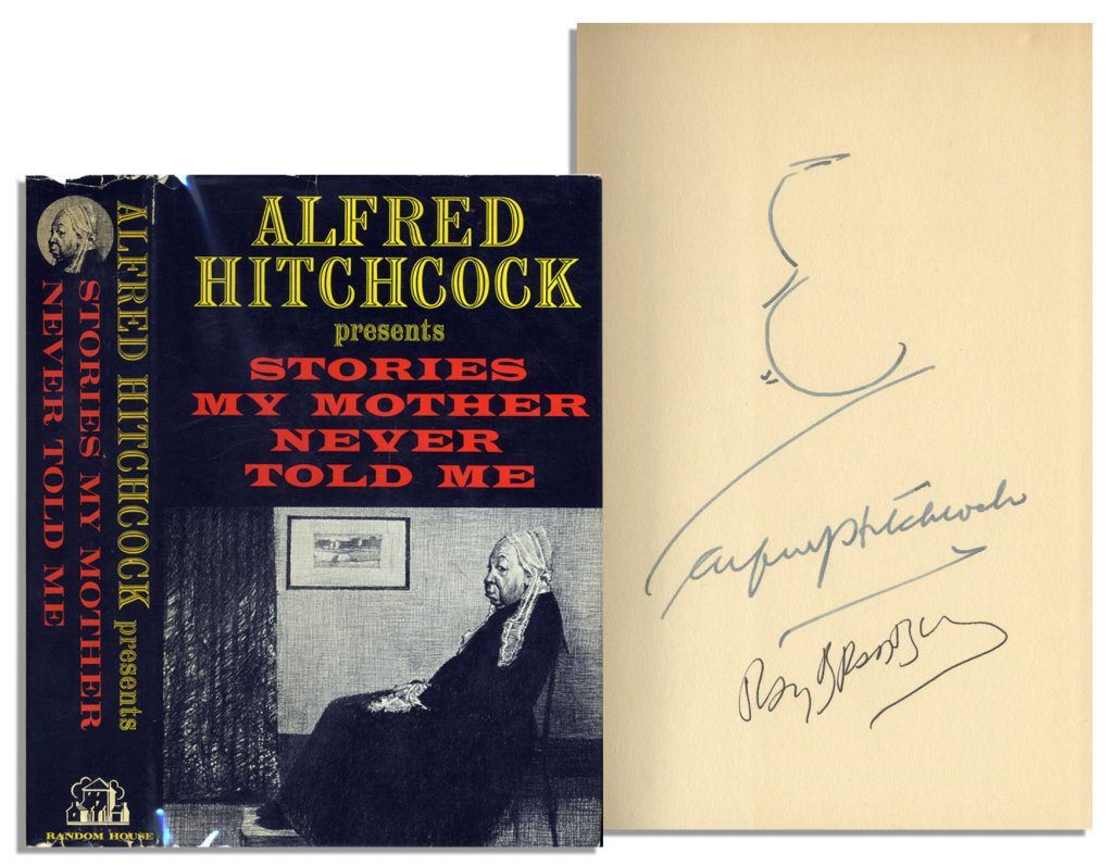  Ray Bradbury Alfred Hitchcock signed book