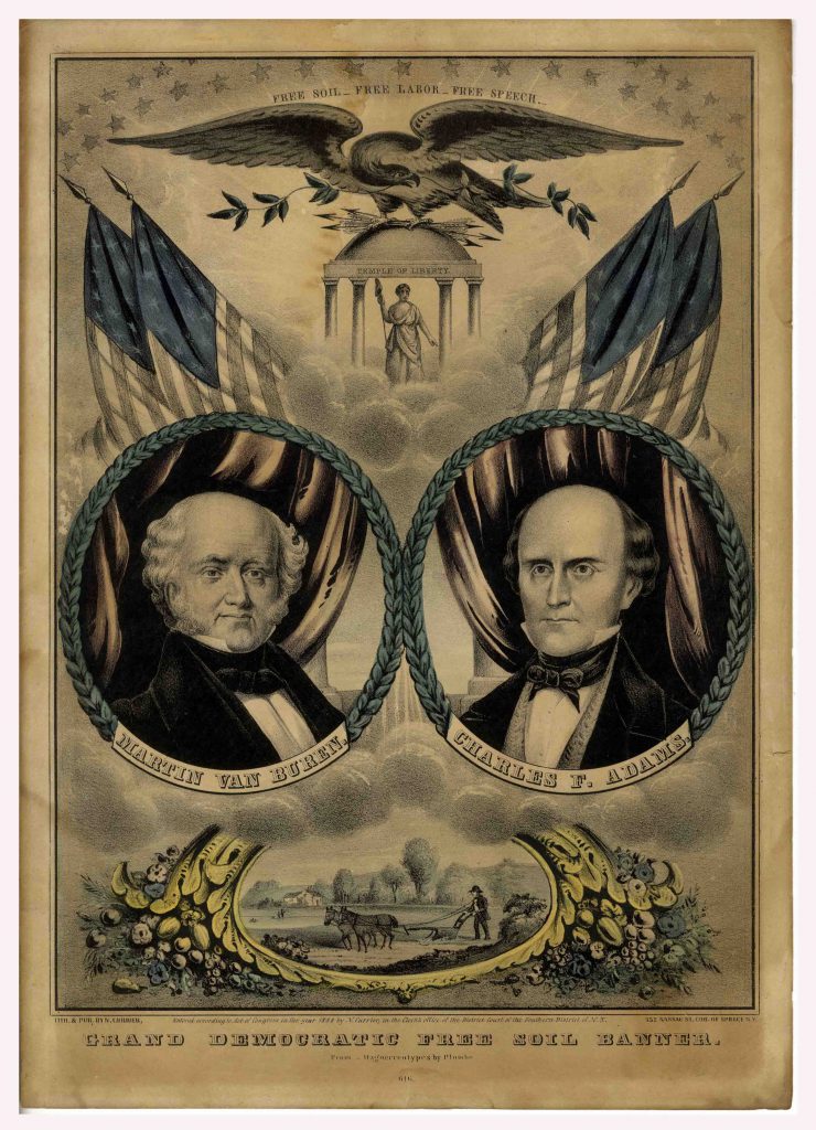 Martin Van Buren Adams Jugate Grand National Banner 