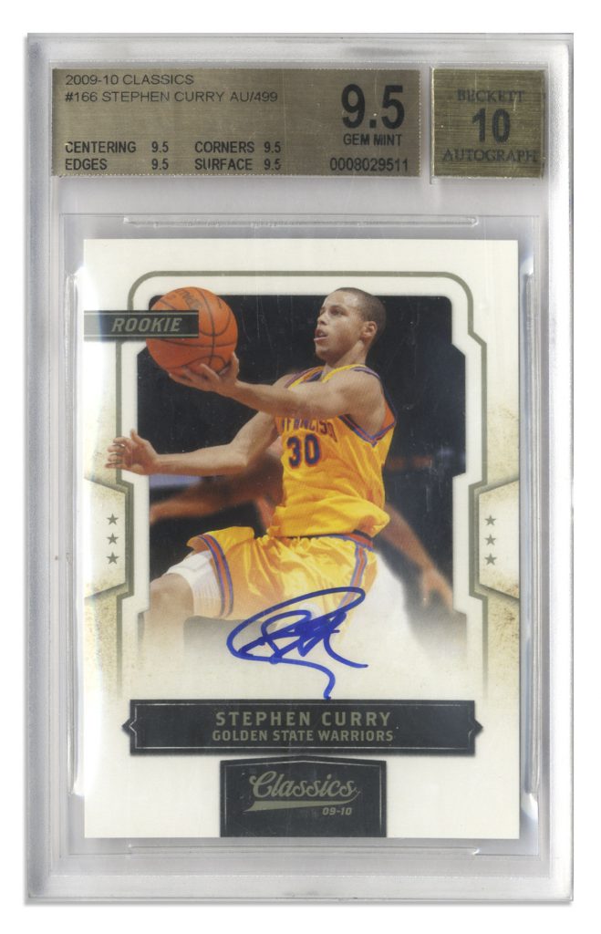 2009 Panini Classics Stephen Curry Signed