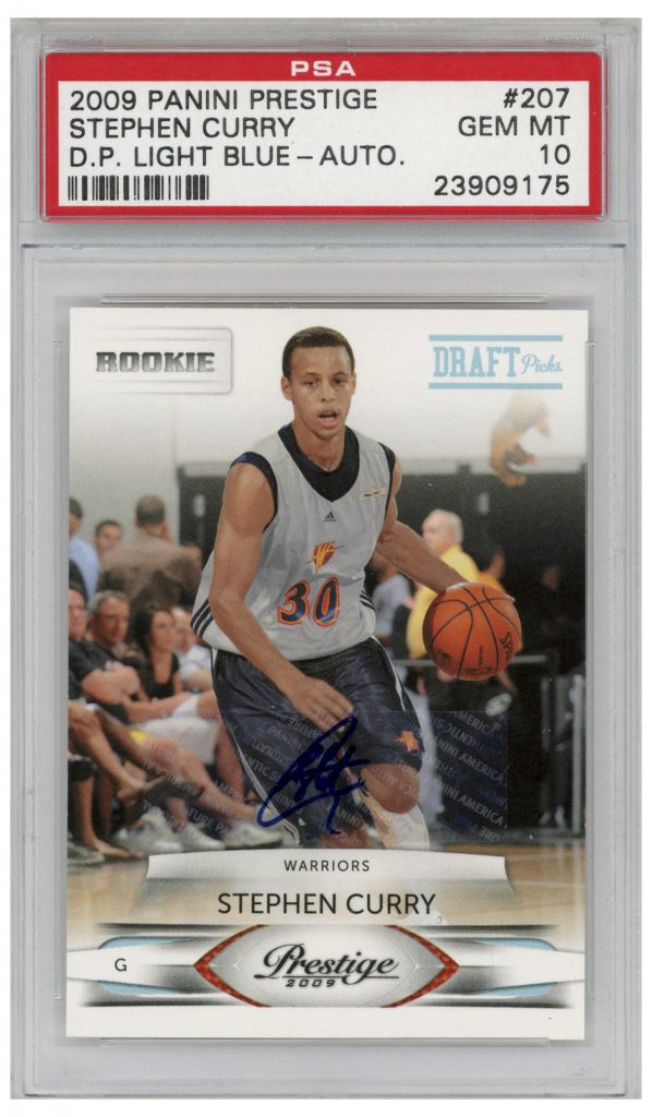2009-10 Panini Prestige Stephen Curry Light Blue 
