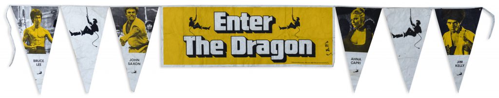Bruce Lee Enter the Dragon movie banner 