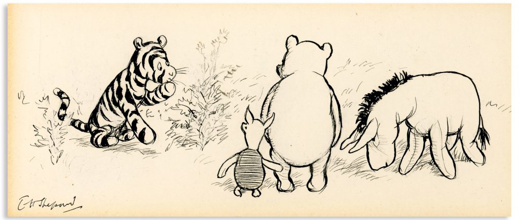 Ernest Shepard Winnie the Pooh original art
