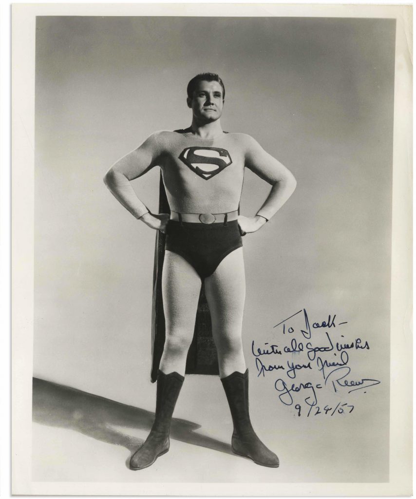 George Reeves Superman signed photo 