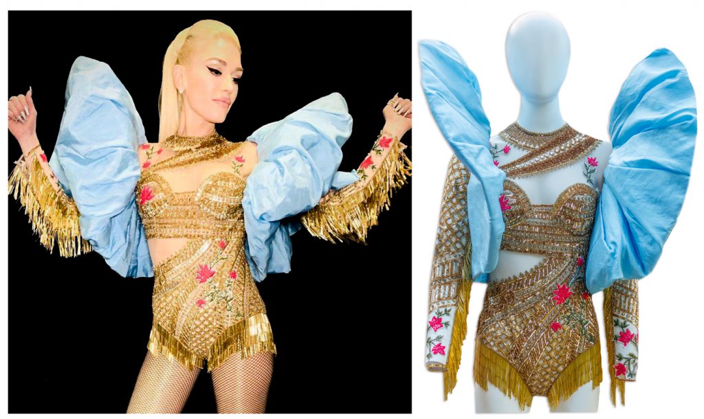 Gwen Stefani stage worn costume outfit