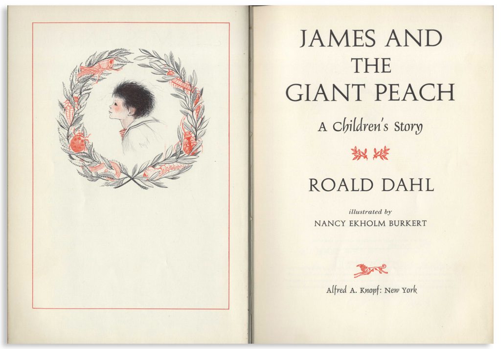 Roald Dahl James and the Giant Peach 1st edition