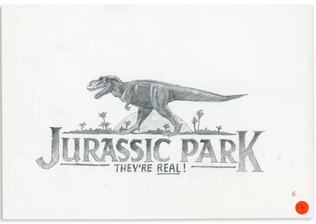 Jurassic Park Michael Salisbury production sketch