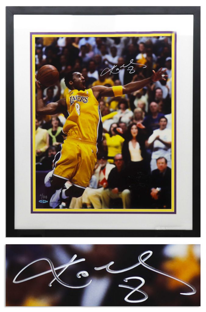 Kobe Bryant Upper Deck 16x20 signed photo