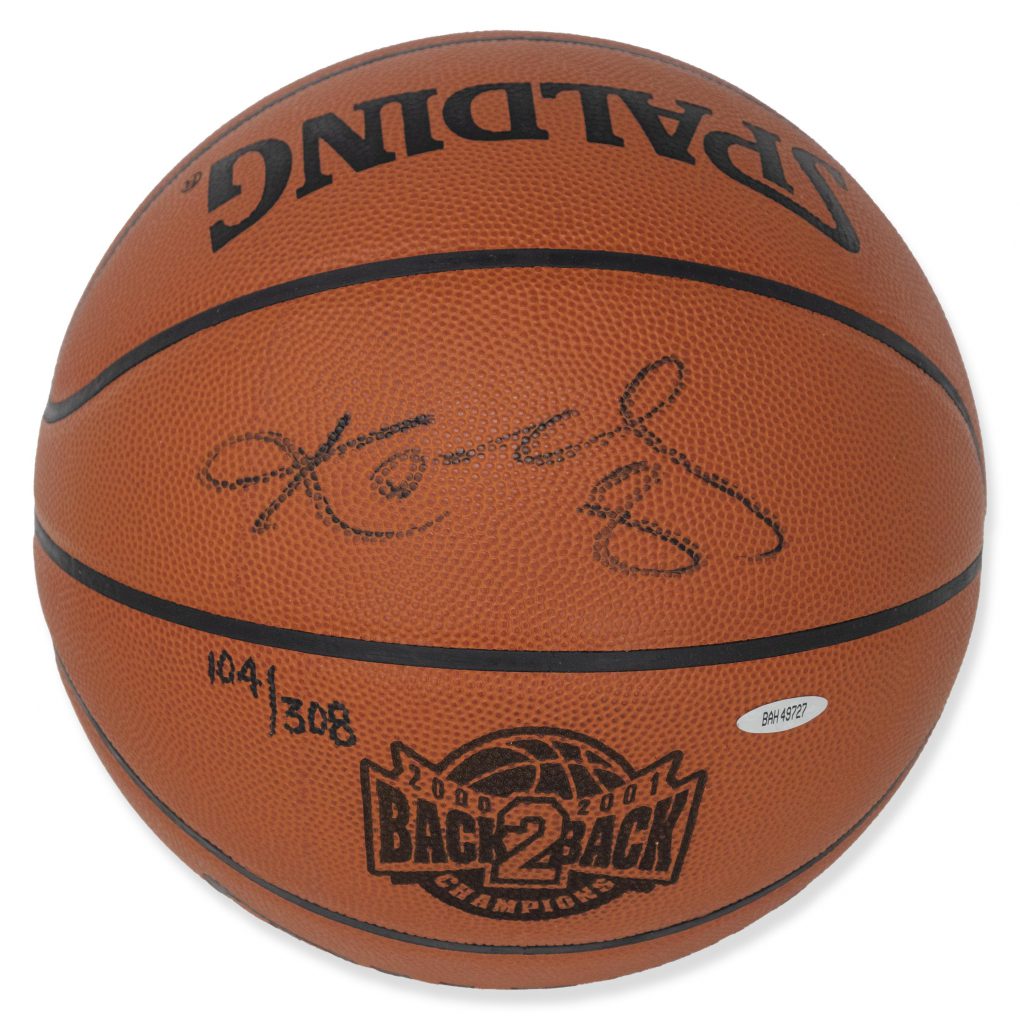 Kobe Bryant Upper Deck signed basketball