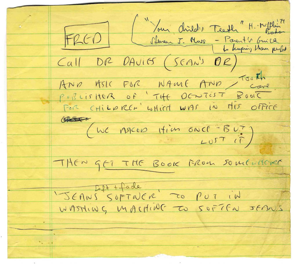 John Lennon handwritten letter