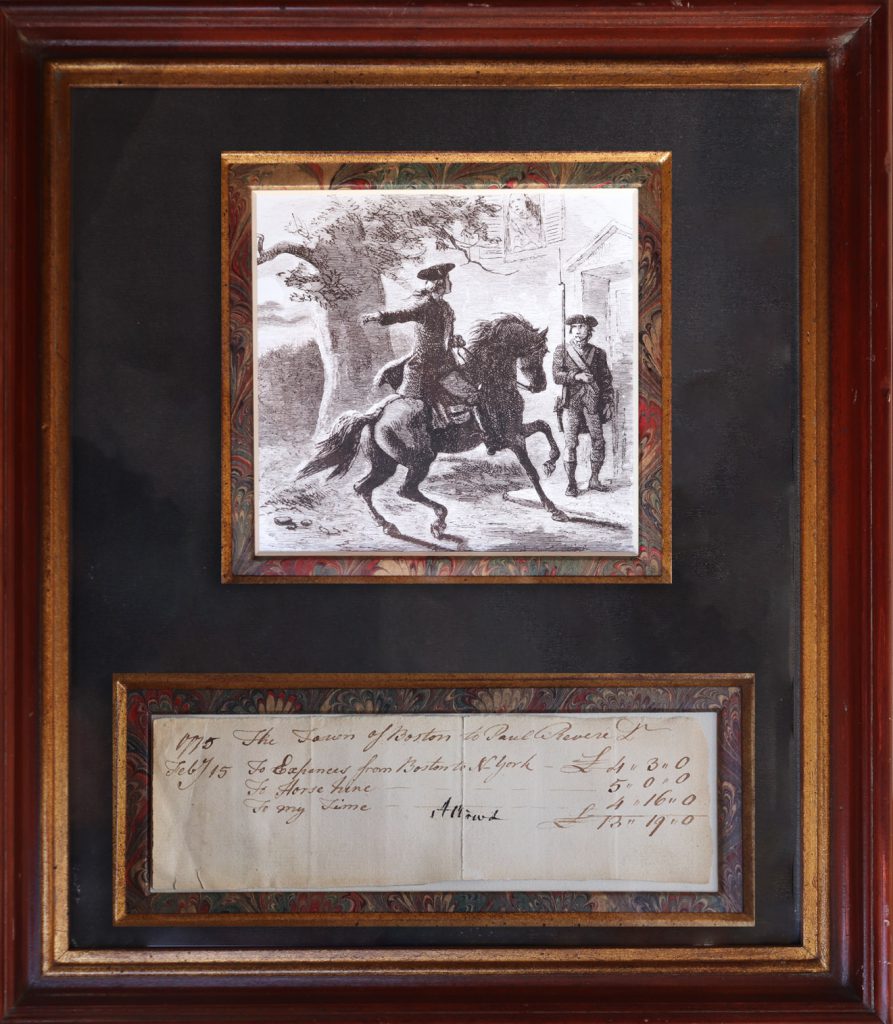 Paul Revere Bloody Massacre hand colored engraving 1770