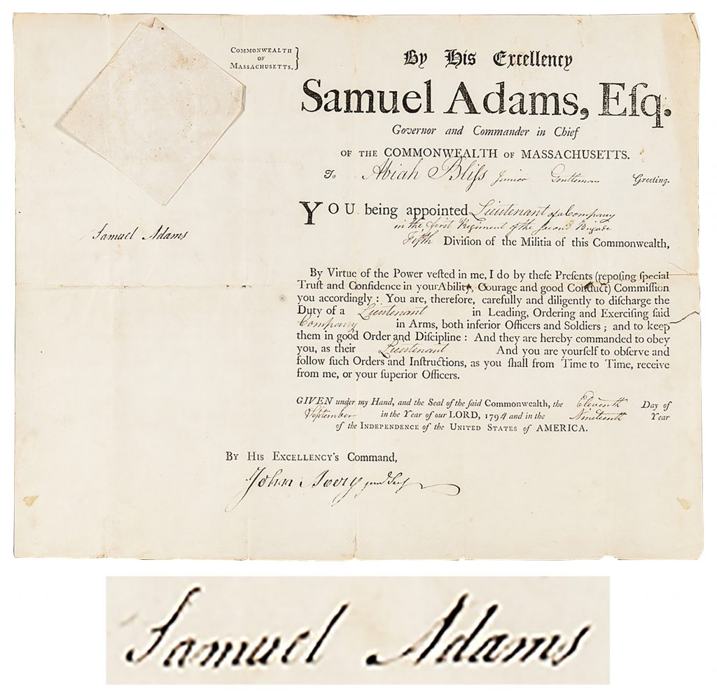  Stamp from the Stamp Act of 1765