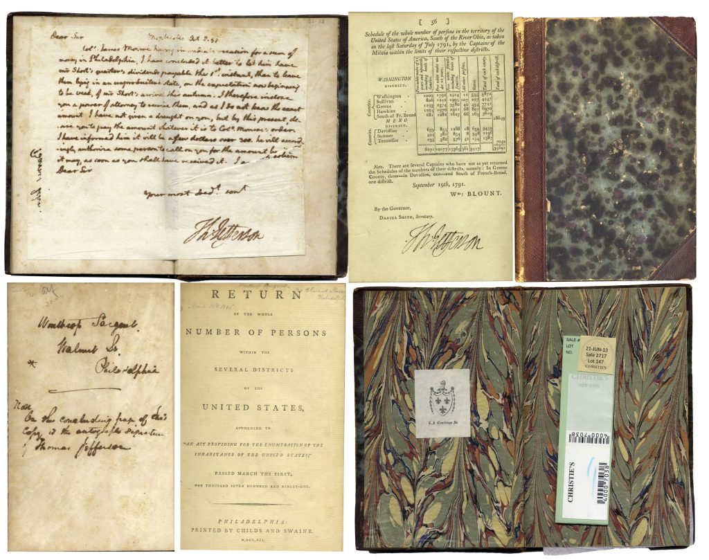  Thomas Jefferson check signed