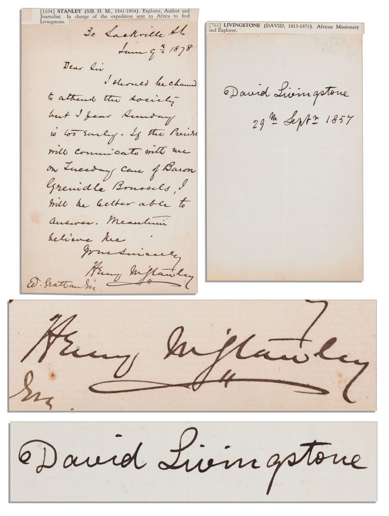 Cecil Rhodes autograph