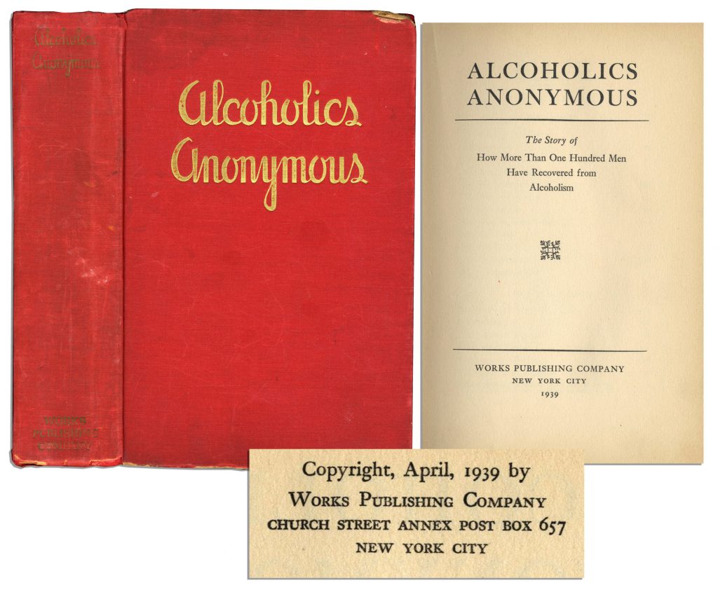 Bill Wilson signed Living with an Alcoholic book 