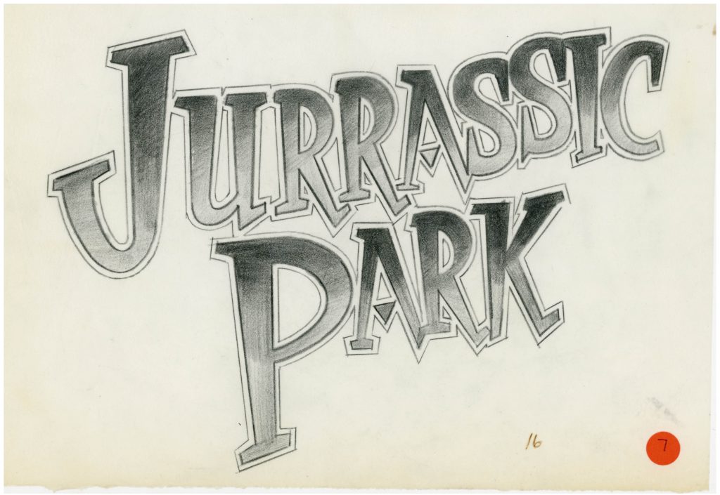Jurassic Park Michael Salisbury production sketch