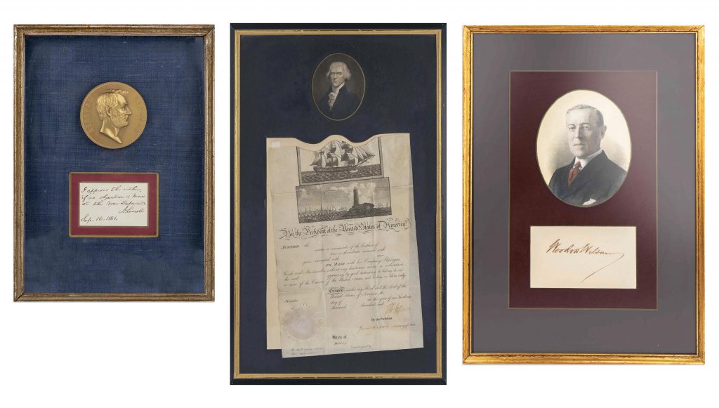 Woodrow Wilson and cabinet signed photo