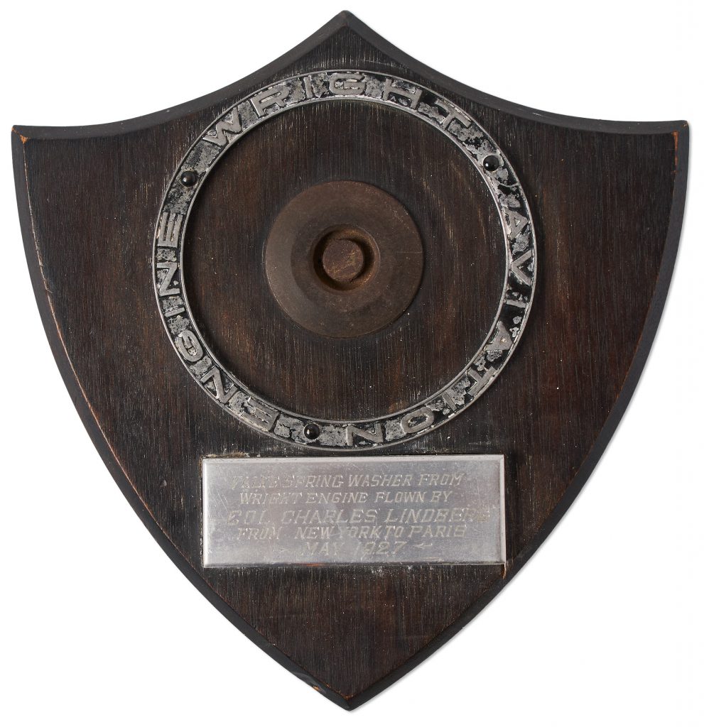 Charles Lindbergh flown Spirit of St Louis piece