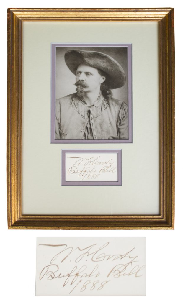 PT Barnum signed cabinet photo