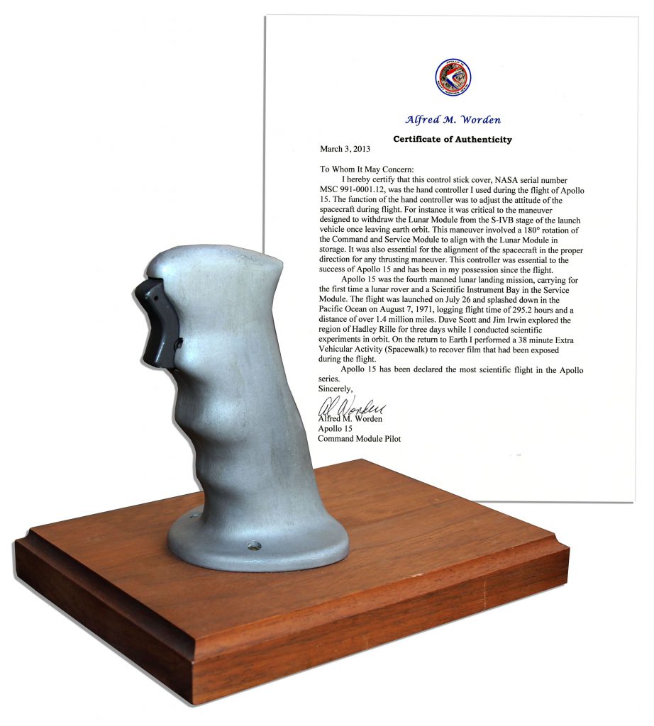 Apollo 15 flown joystick