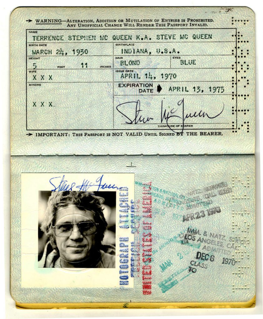 Steve McQueen Autograph Letter Signed