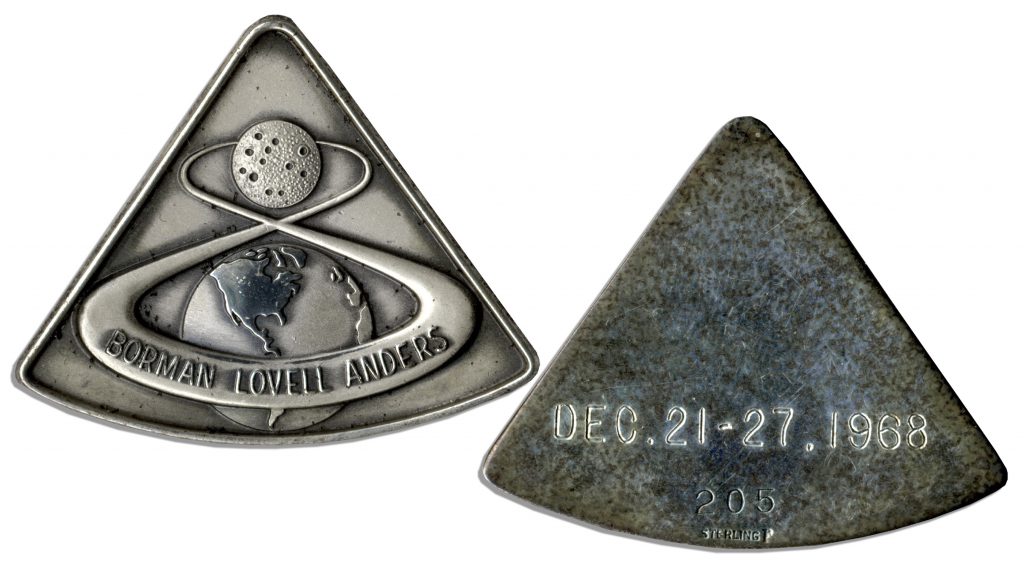 Jack Swigert owned Apollo 8 flown Robbins medal 