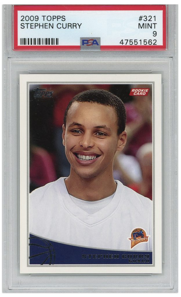 2009 Topps Stephen Curry #321 PSA 9 