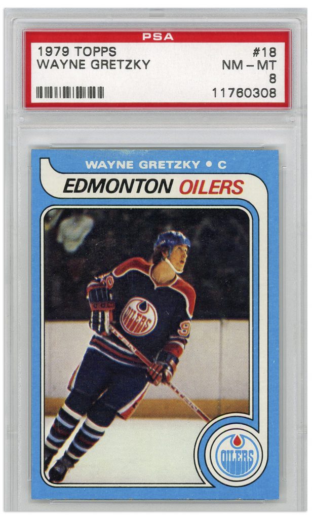 1979 Topps Wayne Gretzky #18 PSA 8