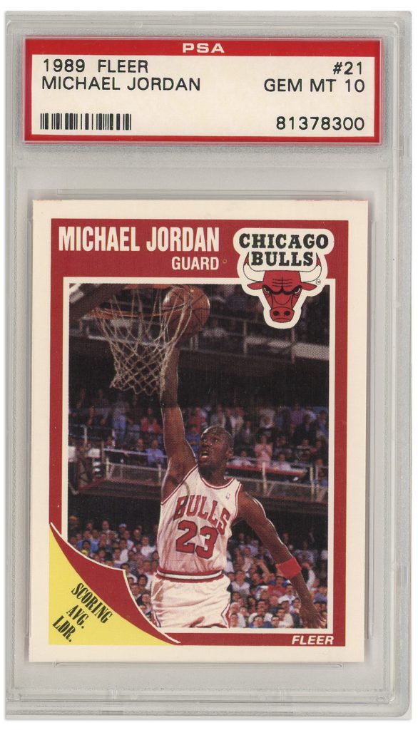 1989 Fleer Michael Jordan  #21 PSA 10