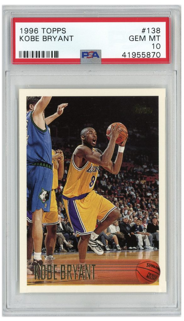 1996 Topps Kobe Bryant #138 PSA 10 