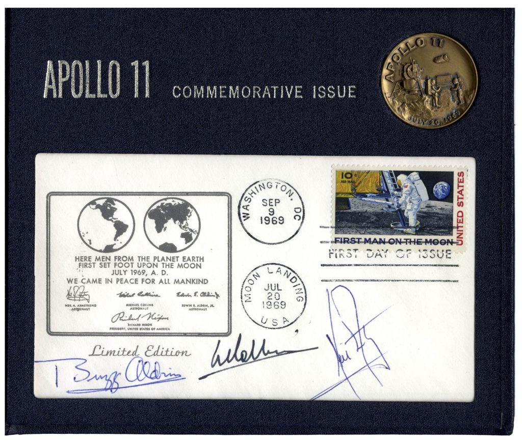 Apollo 11 crew signed cover including Neil Armstrong 