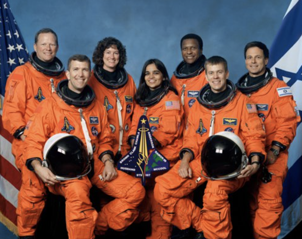  Space Shuttle Columbia STS-107 Crew Signed Photo