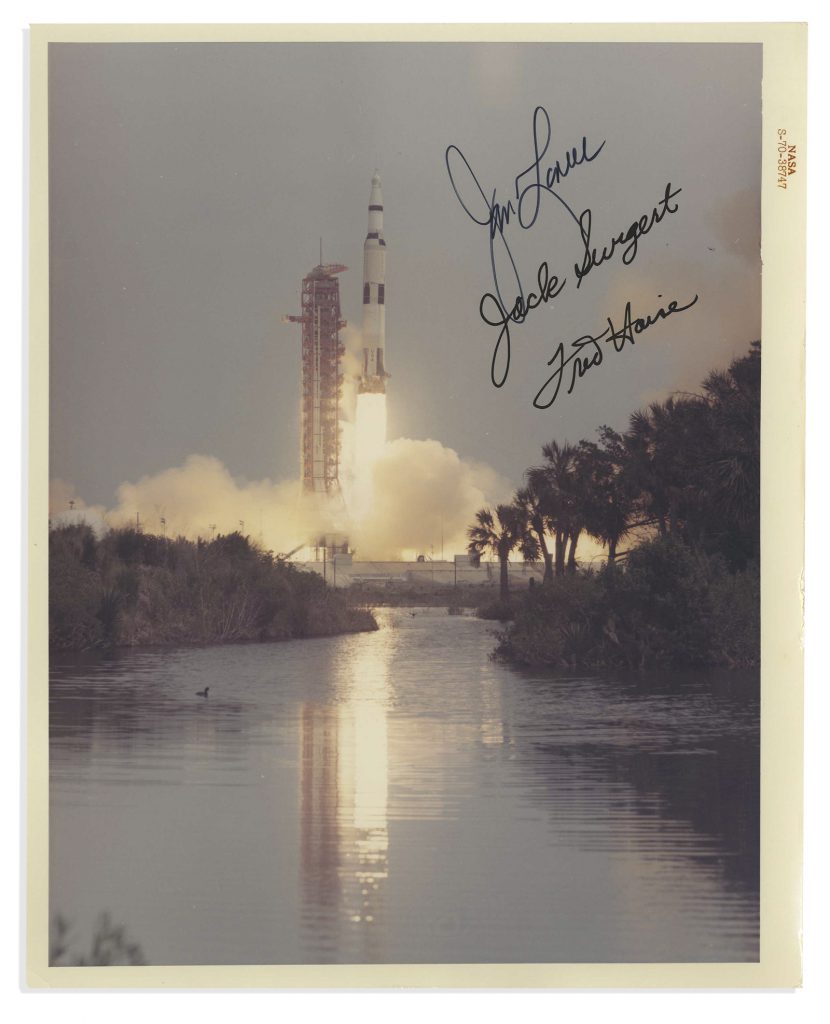 Apollo 13 Launch Red Number Type 1 Photo 