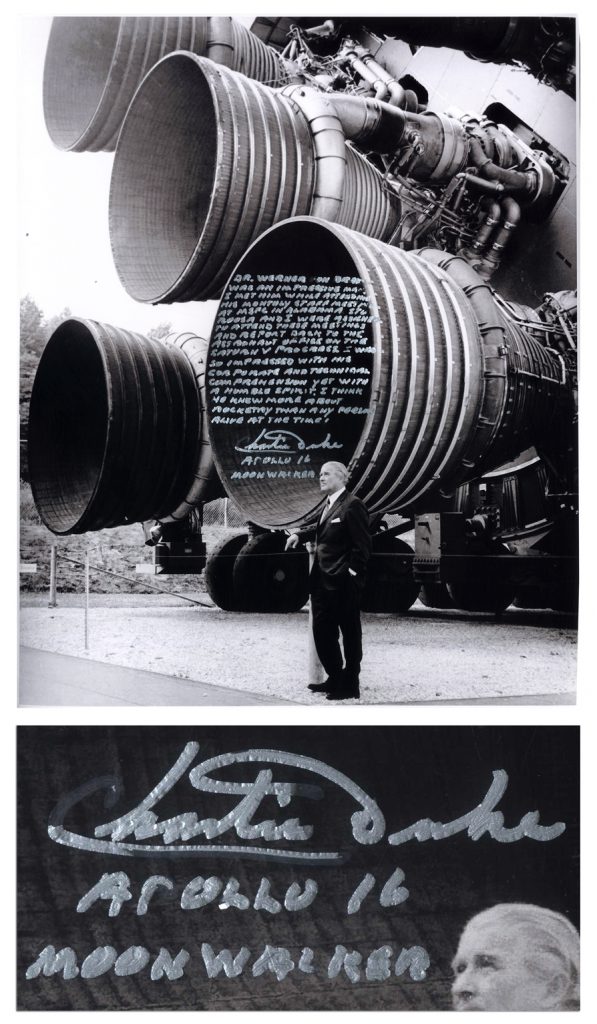 AS11-40-5875 Aldrin flag blue number type one photo