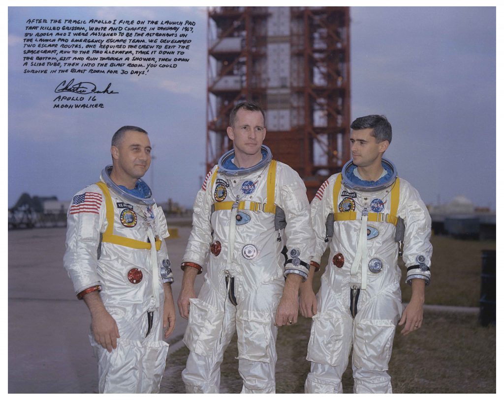AS16-M-3022 Moon transEarth injection 16" x 20" photo