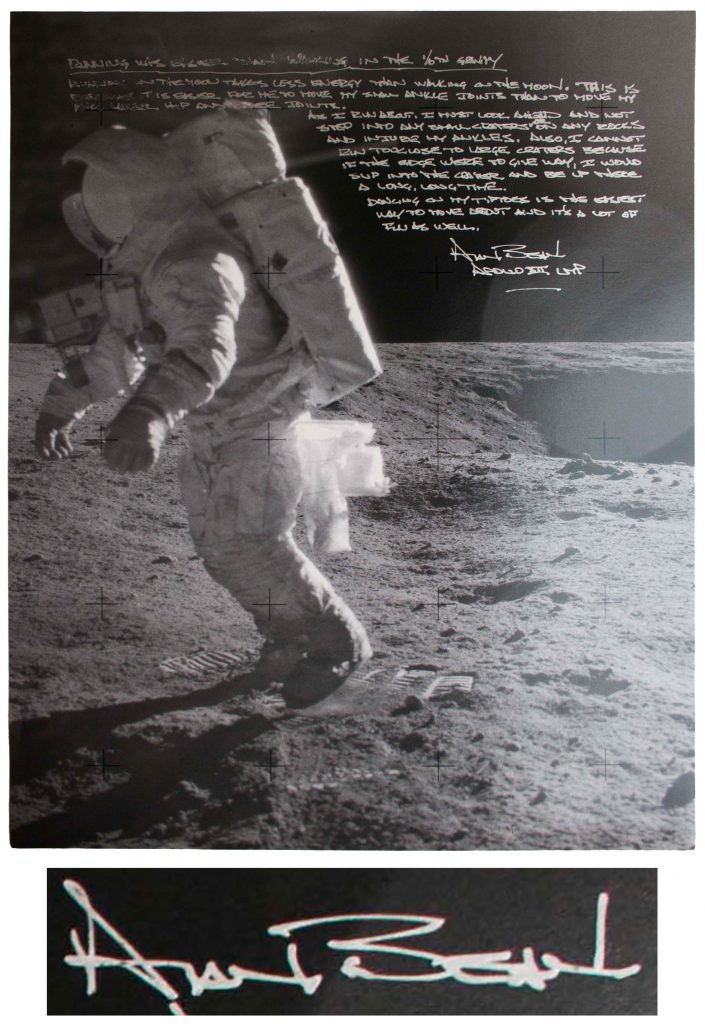 Alan Bean Signed Houston We Have Problem of 1000