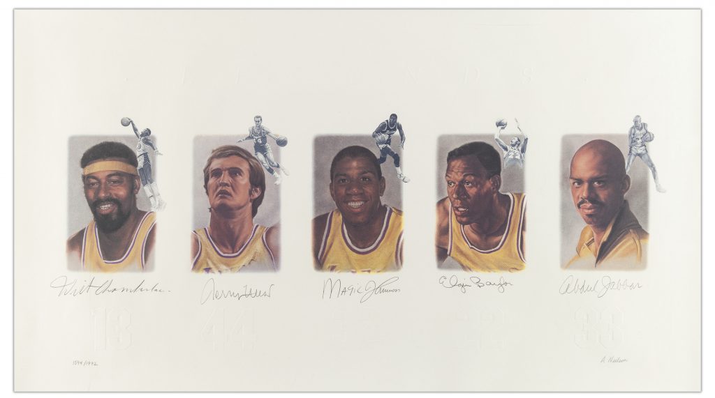 Lew Alcindor Kareem Abdul Jabbar signature