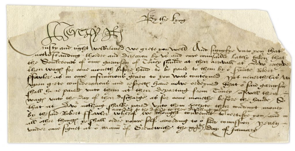 Henri de La Tour d'Auvergne Viscount of Turenne signed