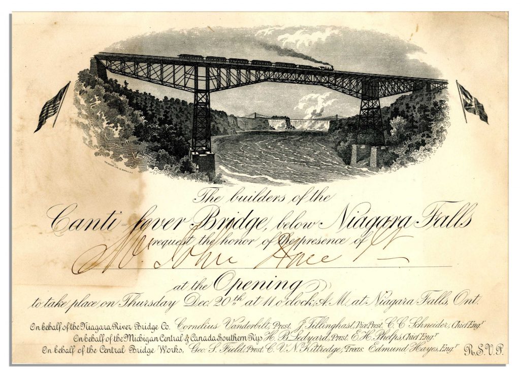 Commodore Vanderbilt signed contract