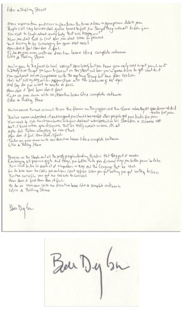 Eagles signed Hotel California test pressing LP