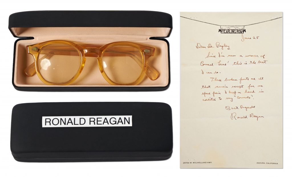 Ronald Reagan signed White House card