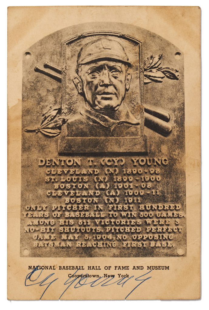 Cy Young signature